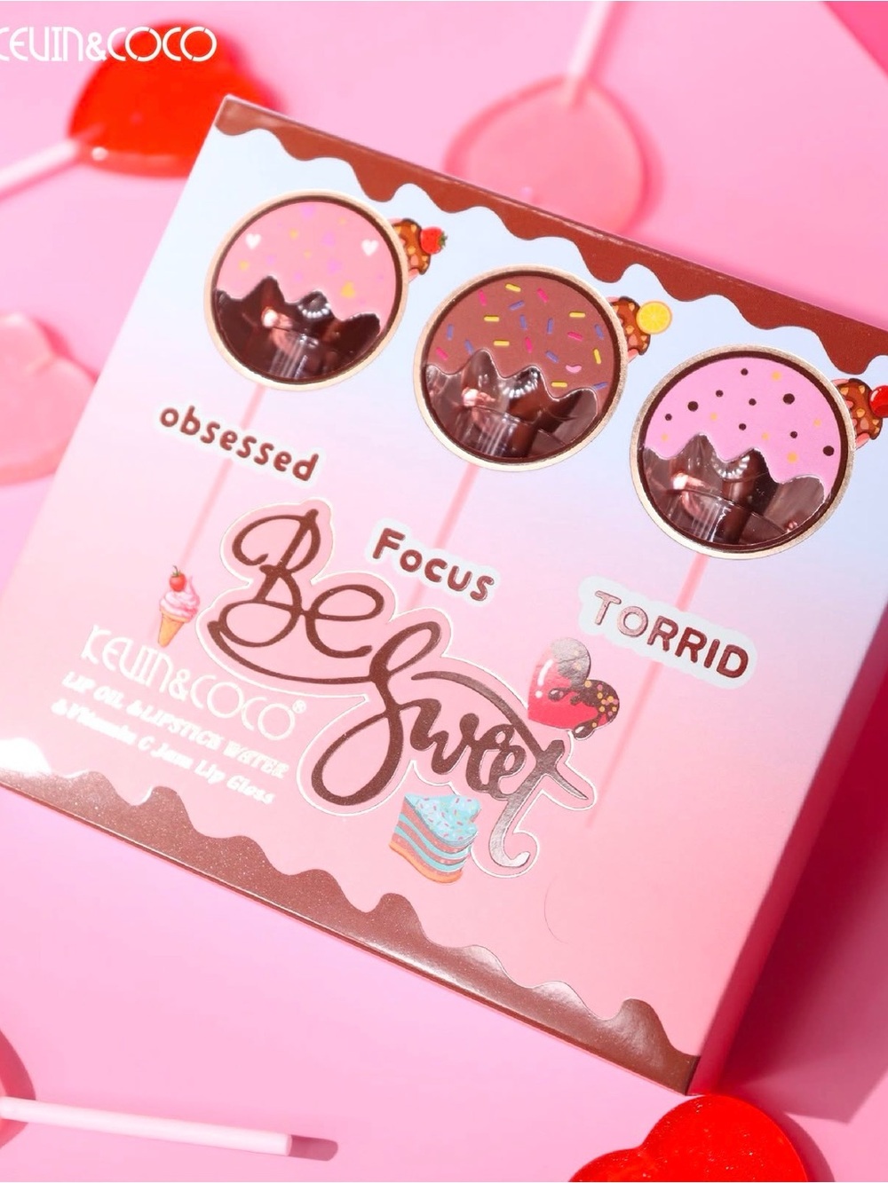 Kevin & Coco - Be Sweet Creamy Lip Oil Gloss Set